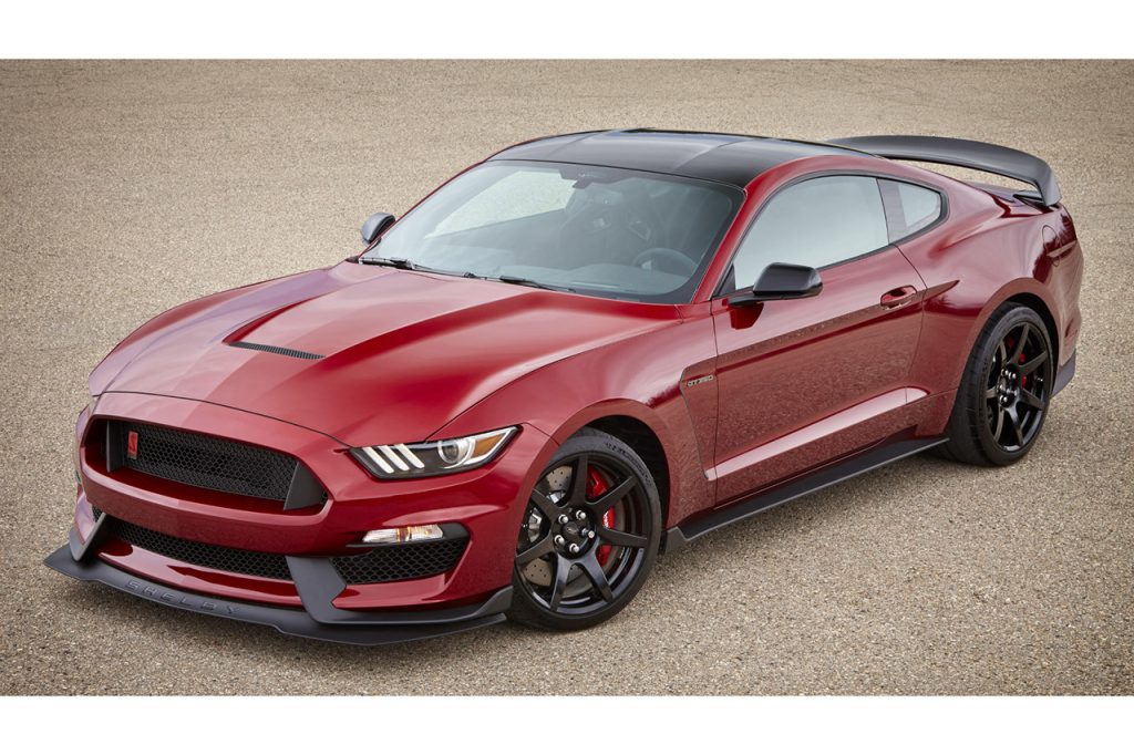 2017 Ford Shelby GT350R in Ruby Red Metallic