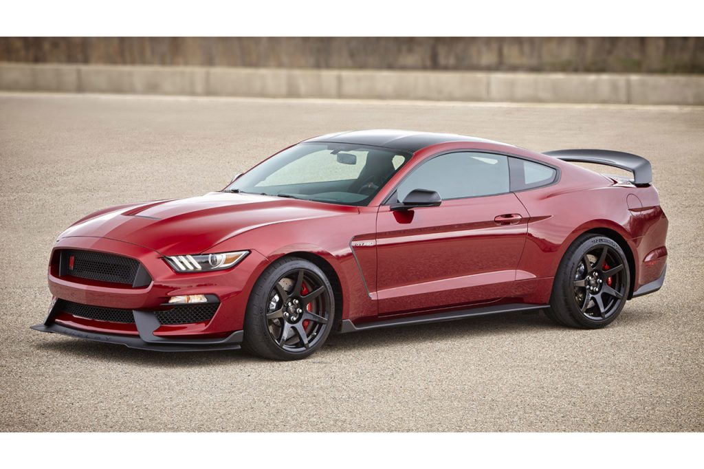 2017 Ford Shelby GT350R in Ruby Red Metallic