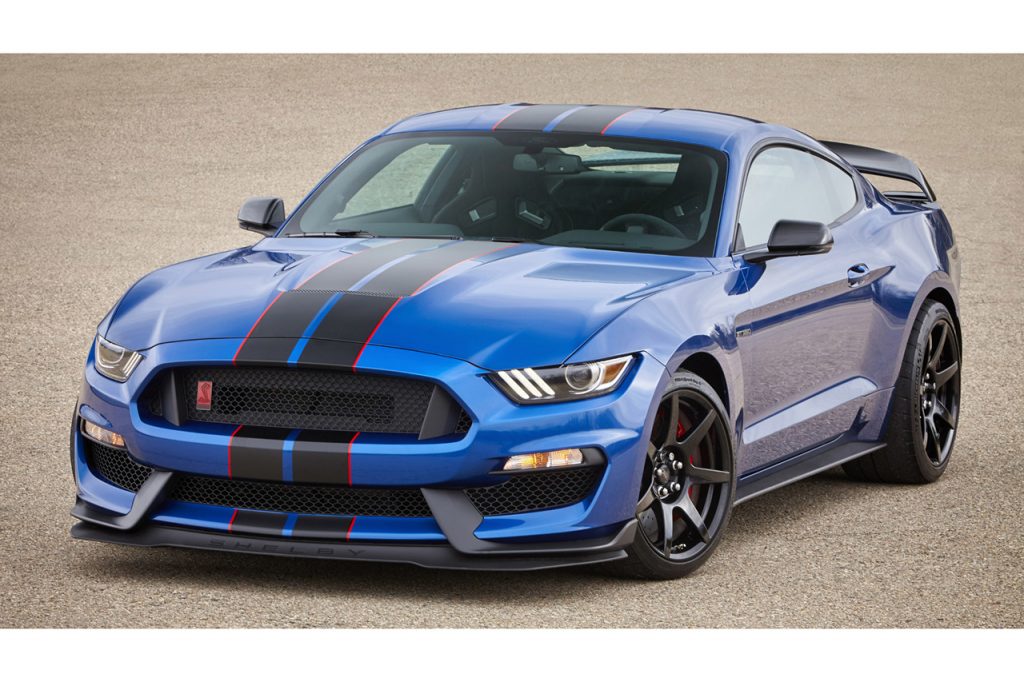 2017 Ford Shelby GT350R in Lightning Blue