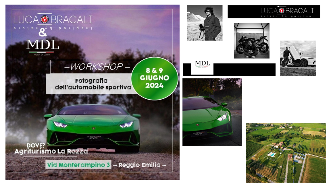“Fotografia dell’Automobile Sportiva”: nasce il primo workshop fotografico in collaborazione tra Luca Bracali e MDL